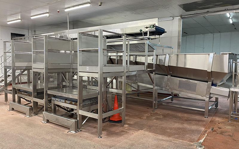 Major online auction of fruit processing equipment, food processing and packaging equipment